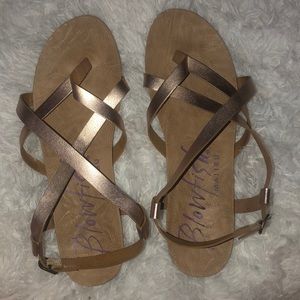 Rose gold Sandals